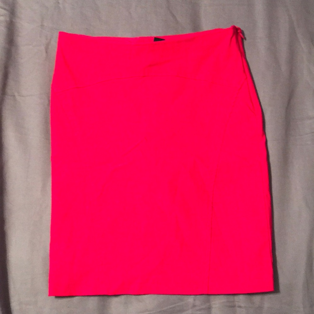Pink mini skirt